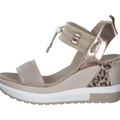 Damen NeroGiardini Sandaletten<E307750D, Plateau-Sandaletten, Damen, Beige