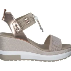 Damen NeroGiardini Sandaletten<E307750D, Plateau-Sandaletten, Damen, Beige