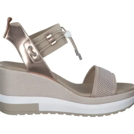 Damen NeroGiardini Sandaletten<E307750D, Plateau-Sandaletten, Damen, Beige