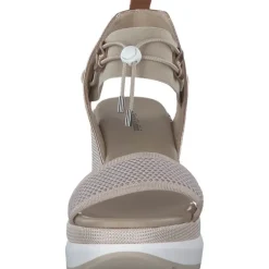 Damen NeroGiardini Sandaletten<E307750D, Plateau-Sandaletten, Damen, Beige