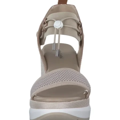Damen NeroGiardini Sandaletten<E307750D, Plateau-Sandaletten, Damen, Beige