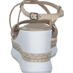 Damen NeroGiardini Sandaletten<E410560D, Plateau-Sandaletten, Damen, Beige