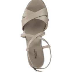 Damen NeroGiardini Sandaletten<E410560D, Plateau-Sandaletten, Damen, Beige