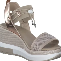 Damen NeroGiardini Sandaletten<E307750D, Plateau-Sandaletten, Damen, Beige
