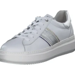 Damen NeroGiardini Klassische- & Business Schuhe<E306554D, Schnürschuhe, Damen, bianco/argento