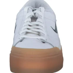 Damen Nike Klassische- & Business Schuhe<FV5526-100 Court Legacy Lift, Schnürschuhe, Damen, white/vint green-gum yellow-sa