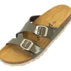 Damen Palado Pantoletten & Badeschuhe<Arrila, Pantoletten, Damen, Khaki Lack