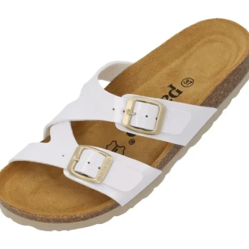 Damen Palado Pantoletten & Badeschuhe<Arrila, Pantoletten, Damen, Weiß Lack