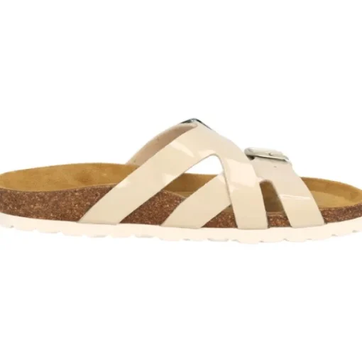 Damen Palado Pantoletten & Badeschuhe<Arrila, Pantoletten, Damen, Beige Lack