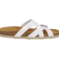 Damen Palado Pantoletten & Badeschuhe<Arrila, Pantoletten, Damen, Weiß Lack