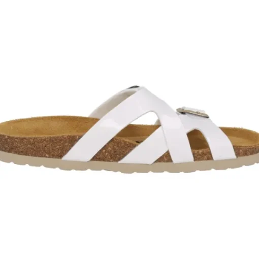 Damen Palado Pantoletten & Badeschuhe<Arrila, Pantoletten, Damen, Weiß Lack