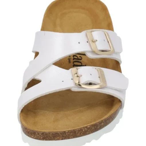 Damen Palado Pantoletten & Badeschuhe<Arrila, Pantoletten, Damen, Weiß Metallic