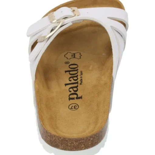 Damen Palado Pantoletten & Badeschuhe<Arrila, Pantoletten, Damen, Weiß Metallic