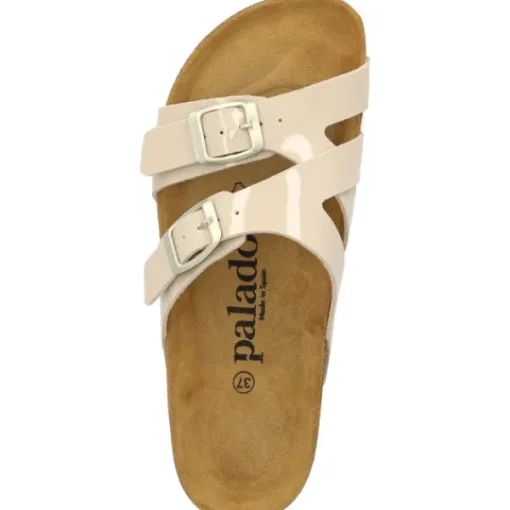 Damen Palado Pantoletten & Badeschuhe<Arrila, Pantoletten, Damen, Beige Lack