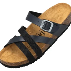 Damen Palado Pantoletten & Badeschuhe<Balmur, Pantoletten, Damen, Schwarz Metallic