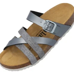 Damen Palado Pantoletten & Badeschuhe<Balmur, Pantoletten, Damen, Anthrazit Metallic