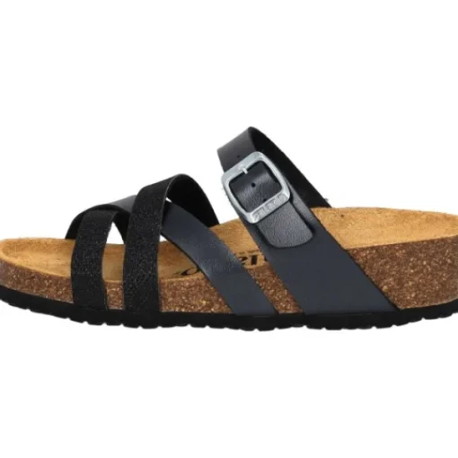 Damen Palado Pantoletten & Badeschuhe<Balmur, Pantoletten, Damen, Schwarz Metallic