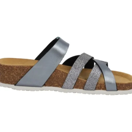 Damen Palado Pantoletten & Badeschuhe<Balmur, Pantoletten, Damen, Anthrazit Metallic