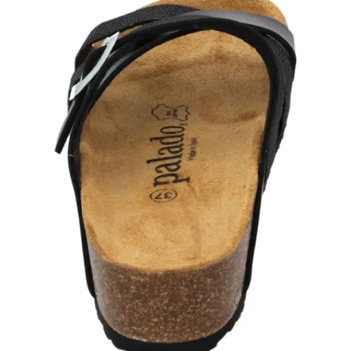 Damen Palado Pantoletten & Badeschuhe<Balmur, Pantoletten, Damen, Schwarz Metallic