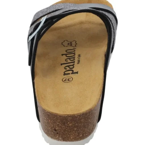 Damen Palado Pantoletten & Badeschuhe<Balmur, Pantoletten, Damen, Anthrazit Metallic