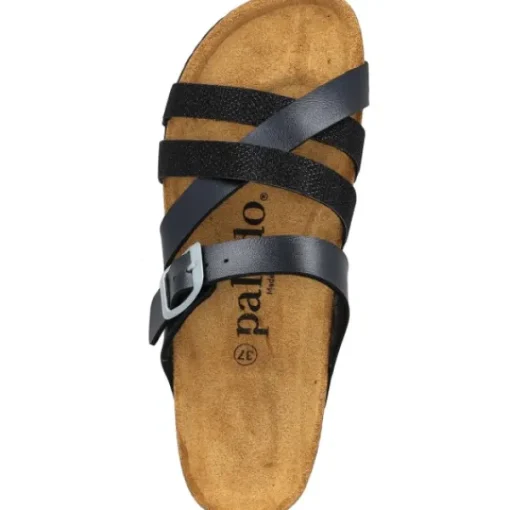 Damen Palado Pantoletten & Badeschuhe<Balmur, Pantoletten, Damen, Schwarz Metallic
