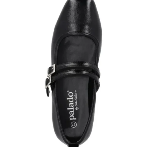 Damen Palado by Sila Sahin Ballerinas<Palado Biaruk by Sila Sahin, Riemchenballerinas, Damen, Schwarz