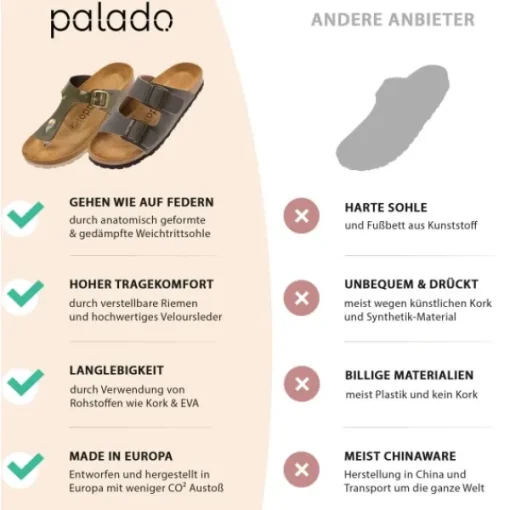 Damen Palado Pantoletten & Badeschuhe<Chios, Pantoletten, Damen, Lack Schwarz