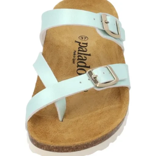Damen Palado Pantoletten & Badeschuhe<Cres Metallic, Pantoletten, Damen, Türkis