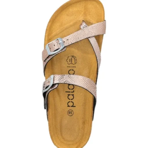 Damen Palado Pantoletten & Badeschuhe<Cres Metallic, Pantoletten, Damen, Pyth Rose