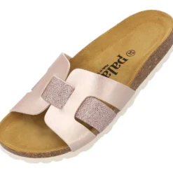 Damen Palado Pantoletten & Badeschuhe<Crisui, Pantoletten, Damen, Rosa Metallic