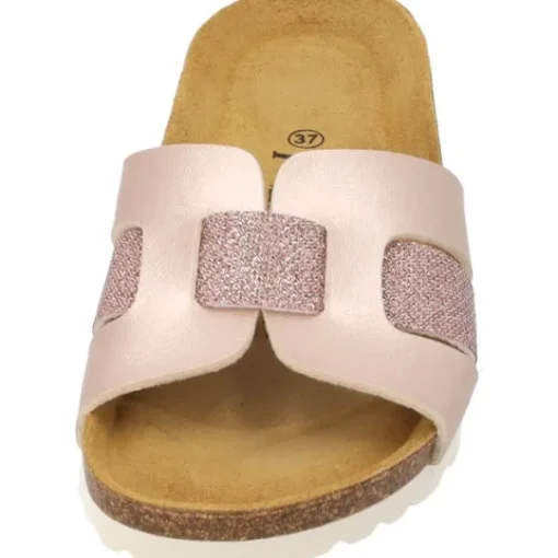 Damen Palado Pantoletten & Badeschuhe<Crisui, Pantoletten, Damen, Rosa Metallic