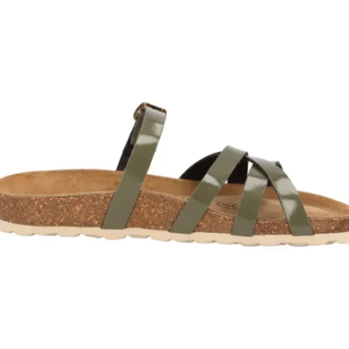 Damen Palado Pantoletten & Badeschuhe<Cruisi, Pantoletten, Damen, Khaki Lack