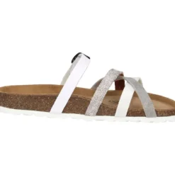 Damen Palado Pantoletten & Badeschuhe<Cruisi, Pantoletten, Damen, Weiß/Grau