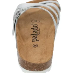 Damen Palado Pantoletten & Badeschuhe<Cruisi Premium Leather, Pantoletten, Damen, Silber Metallic