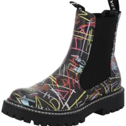Damen Palado by Sila Sahin Boots<Palado Dedej Fresco by Sila Sahin, Chelsea Boots, Damen, Graffiti