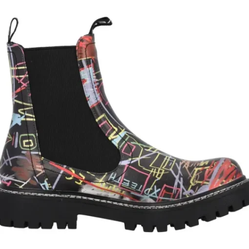 Damen Palado by Sila Sahin Boots<Palado Dedej Fresco by Sila Sahin, Chelsea Boots, Damen, Graffiti