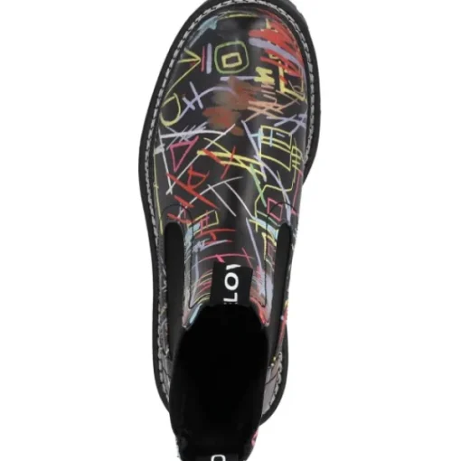 Damen Palado by Sila Sahin Boots<Palado Dedej Fresco by Sila Sahin, Chelsea Boots, Damen, Graffiti