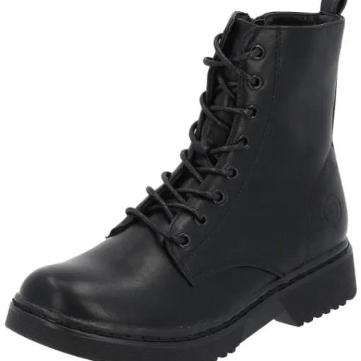 Damen Palado Stiefel<Djerba, Schnürstiefel, Damen, Schwarz Matt