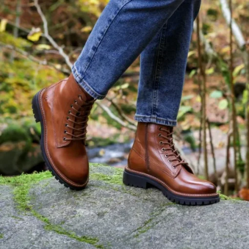 Damen Palado Stiefel<Ennelis, Schnürstiefeletten, Damen, Braun