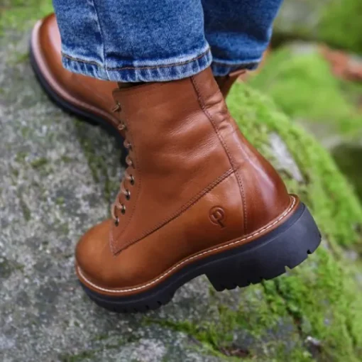 Damen Palado Stiefel<Ennelis, Schnürstiefeletten, Damen, Braun