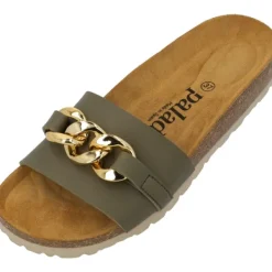 Damen Palado Pantoletten & Badeschuhe<Gozo, Pantoletten, Damen, Khaki Matt