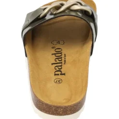 Damen Palado Pantoletten & Badeschuhe<Gozo, Pantoletten, Damen, Khaki Lack