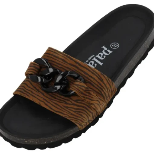 Damen Palado Pantoletten & Badeschuhe<Gozo Zebra, Pantoletten, Damen, Braun