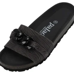 Damen Palado Pantoletten & Badeschuhe<Gozo Zebra, Pantoletten, Damen, Grau