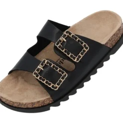 Damen Palado by Sila Sahin Pantoletten & Badeschuhe<Palado Igies by Sila Sahin, Plateau-Pantoletten, Damen, Schwarz