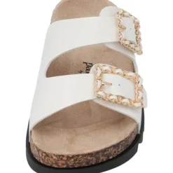 Damen Palado by Sila Sahin Pantoletten & Badeschuhe<Palado Igies by Sila Sahin, Plateau-Pantoletten, Damen, Weiß