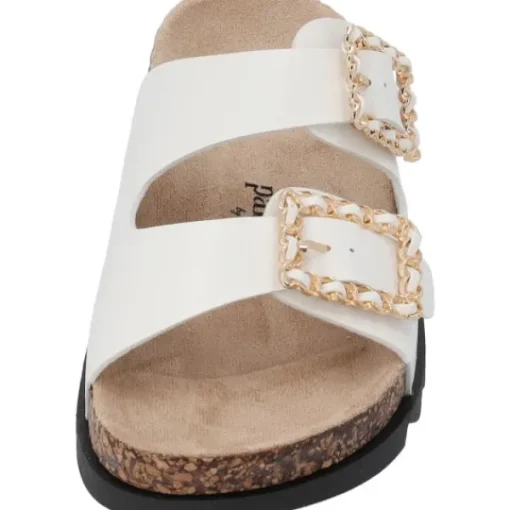 Damen Palado by Sila Sahin Pantoletten & Badeschuhe<Palado Igies by Sila Sahin, Plateau-Pantoletten, Damen, Weiß