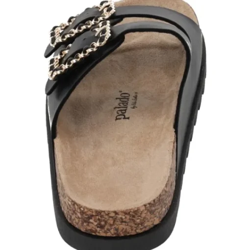 Damen Palado by Sila Sahin Pantoletten & Badeschuhe<Palado Igies by Sila Sahin, Plateau-Pantoletten, Damen, Schwarz