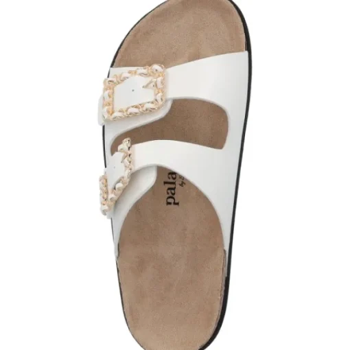 Damen Palado by Sila Sahin Pantoletten & Badeschuhe<Palado Igies by Sila Sahin, Plateau-Pantoletten, Damen, Weiß