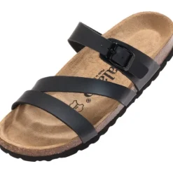 Damen Palado Pantoletten & Badeschuhe<Ikaria, Pantoletten, Damen, Schwarz Matt